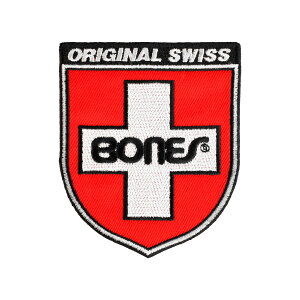 {[Y xAO BONES BEARINGSSWISS SHIELD PATCHby ANZT[ Xg[g XP[^[ t@bV XP[g{[h XP{[ sk8 skateboard