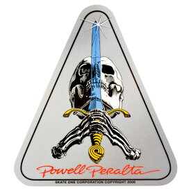 POWELL PERALTA パウエル・ペラルタ4in x 3.5in SKULL & SWORD STICKERステッカー デカール シュプリーム スケートボード スケボー sk8 skateboard