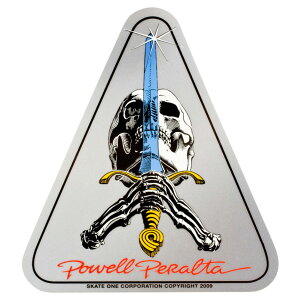 �p�E�G���E�y�����^ POWELL PERALTA4in x 3.5in SKULL & SWORD STICKER�X�e�b�J�[ �f�J�[�� �V���v���[�� �X�P�[�g�{�[�h �X�P�{�[ sk8 skateboard