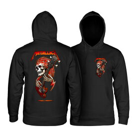 POWELL PERALTA パウエル・ペラルタMETALLICA COLLAB PULLOVER MID WEIGHT HOODED SWEATHSIRTスウェットフード P/O パーカー スケートボード スケボー ストリート ファッション おしゃれ sk8 skateboard【22FW】