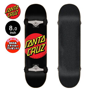 T^N[Y SANTA CRUZ8.0in x 31.25in CLASSIC DOT SK8 COMPLETERv[g (gi) XP[g{[h XN[~Onh Gg[f S  ߂ XP{[ Xg[g sk8 ska