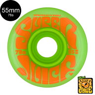 オージェイウィール OJ WHEELS55mm MINI SUPER JUICE 78A WHEELS GREENソフトウィール 4個セット グリー…