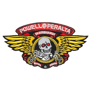 �p�E�G���E�y�����^ POWELL PERALTA5inch WINGED RIPPER PATCH���b�y�� ���b�p�[ �A�N�Z�T���[ �X�g���[�g �X�P�[�^�[ �t�@�b�V���� �X�P�[�g�{�[�h �X�P�{�[ sk8 skateboard