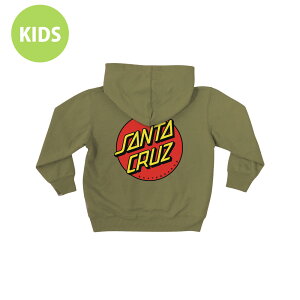T^N[Y SANTA CRUZCLASSIC DOT P/O HOODED SWEATSHIRT KIDSvI[o[p[J[ t[h t[hp[J[ gh[ qp LbY v[g 蕨 XP[g{[h XP{[ sk8 skateboardy23SMz