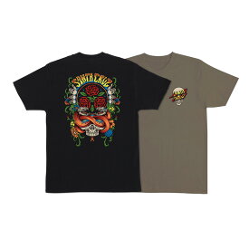 SANTA CRUZ サンタクルーズDRESSEN ROSE CREW THREE S/S REGULAR T-SHIRTTシャツ エリック・ドレッセン TEE 半袖 メンズ ストリート スケーター ファッション スケートボード スケボー sk8 skateboard【23SMQS】