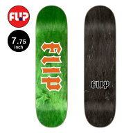 フリップ FLIPスケボー デッキ 7.75 CANCELLED ORANGE LOGO TEAM DECKスケートボード キッズサイズ 小さ…