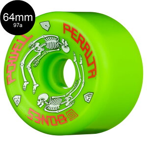 �p�E�G���E�y�����^ POWELL PERALTA64mm G-BONES 97A GREEN WHEEL�n�[�h�E�B�[��(4�Z�b�g)G�{�[���Y �����O�{�[�h �I�[���h�X�N�[�� �X�P�[�g�{�[�h �X�P�{�[ sk8 skateboard �^�C�� ���[���[ �ԗ� �g���b�N