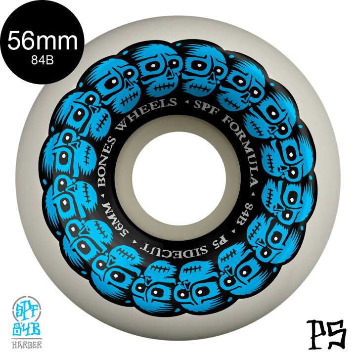 楽天市場】ボーンズ ウィール BONES WHEELS56mm SPF CIRCLE SKULLS 84B  