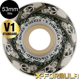 BONES WHEELS ボーンズ ウィール53mm X-FORMULA BUTTERFLY EFFECT V1 STANDARD 99A WHEELSハードウィール(4個セット)ホワイト エックスフォーミュラー X99 スケートボード スケボー sk8 skateboard タイヤ ローラー 車輪 トリック スライド グラインド【2311】