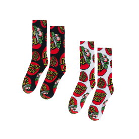 SANTA CRUZ サンタクルーズBEWARE DOT SOCKSソックス 1ペア 靴下 メンズ ストリート スケーター ファッション スケートボード スケボー sk8 skateboard【23FW】