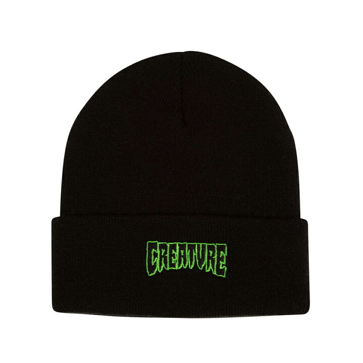楽天市場】クリーチャー CREATURELOGO OUTLINE BEANIEビーニー ニット 