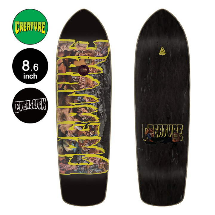 楽天市場】クリーチャー CREATUREスケボー デッキ 8.6 UNDERWORLD BRUE  