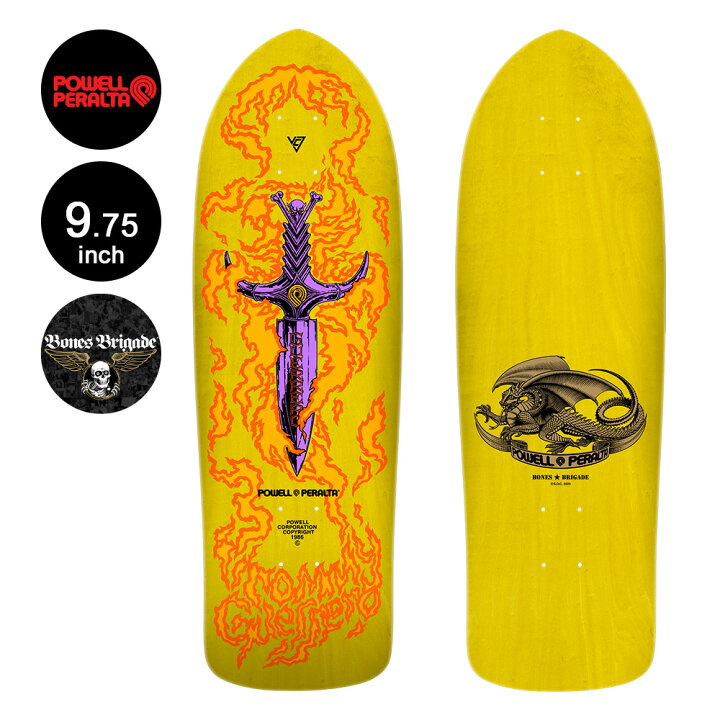 楽天市場】POWELL PERALTA パウエル・ペラルタスケボー デッキ 9.75 
