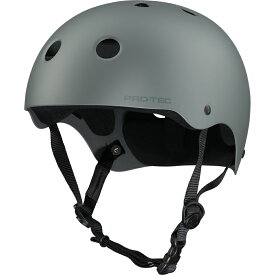 プロテック PRO-TECCLASSIC SKAT MATTE GRAYヘルメット マットグレー プロテクター つや消し 大人用 子供用 キッズ ユース PROTEC スケートボード スケボー sk8 skateboard インライン【2103】