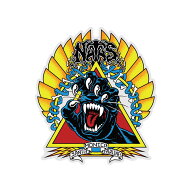 サンタクルーズ SANTA CRUZ5.25in x 6in NATAS SCREAMING PANTHER STICKERステッカー デカール シール ナ…