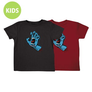 �T���^�N���[�Y SANTA CRUZSCREAMING HAND FRONT S/S T-SHIRT KIDST�V���c �L�b�Y �g�h���[ �q���� �M�t�g �v���[���g�a�� �o�Y ���j�� �X�P�[�g�{�[�h �X�P�{�[ sk8 skateboard�y24SS�z