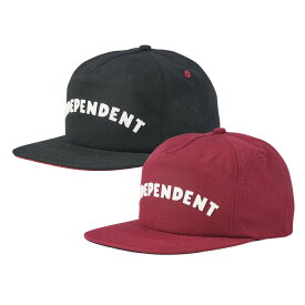 INDEPENDENT インディペンデントBRIGADE STRAPBACK HATキャップ ストラップバック ハット 帽子 CAP メンズ スケートボード スケボー ストリート スケーター ファッション sk8 skateboard【24SS】