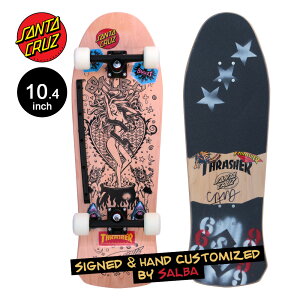T^N[Y SANTA CRUZ10.4 x 32.0inch TRASHER SALBA COVER SIGNED LTD CRUZER COMPLETERv[g gi XeB[uEAo TC XbV[  R{ XP[g{[h XP{[ Xg[