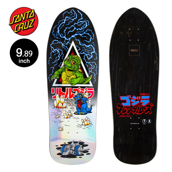楽天市場】サンタクルーズ SANTA CRUZスケボー デッキ 9.89 GODZILLA  