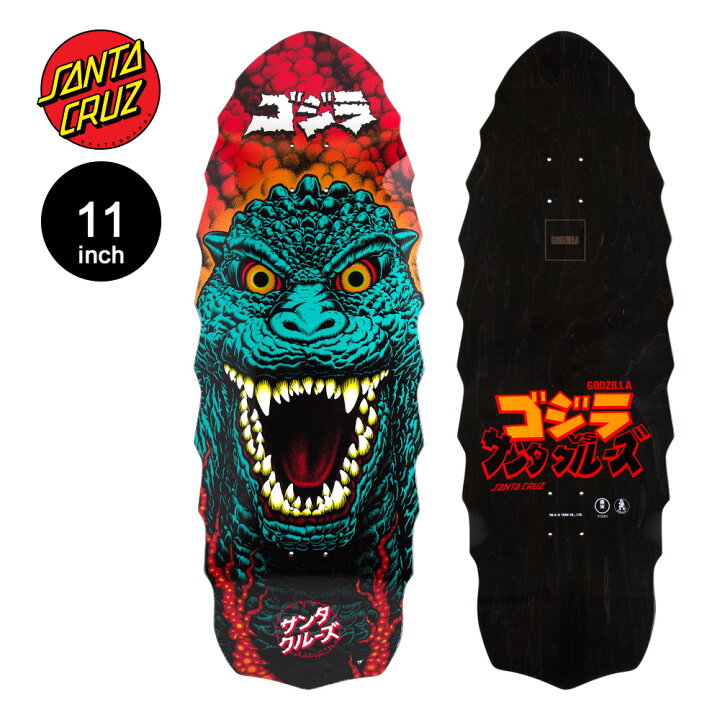 楽天市場】サンタクルーズ SANTA CRUZスケボー デッキ 11.0 GODZILLA 