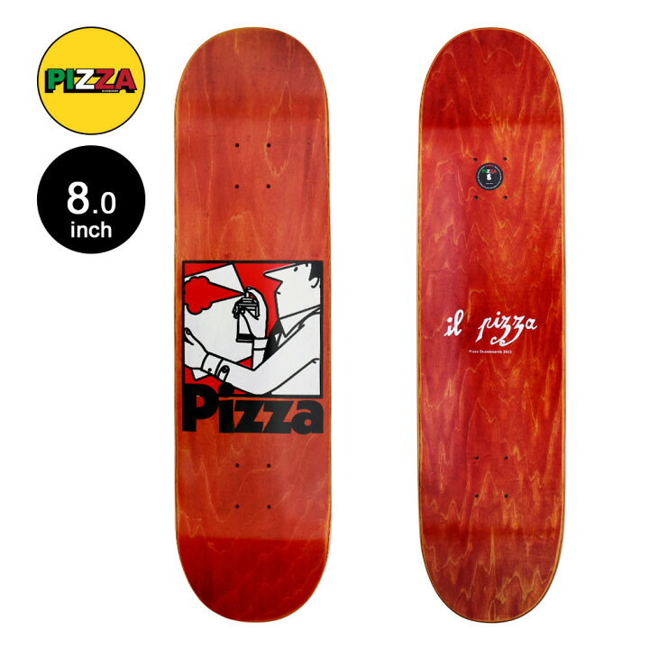 楽天市場】PIZZA ピザ8.0inch SPRAY DECKデッキ スケートボード 