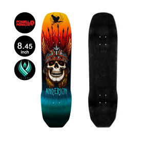 パウエル・ペラルタ POWELL PERALTAスケボー デッキ 8.45 FLIGHT® ANDY ANDERSON HERON PRO DECK SHAPE 289アンディ・アンダーソン フライト スケートボード ストリート sk8 skateboard 板【2509】