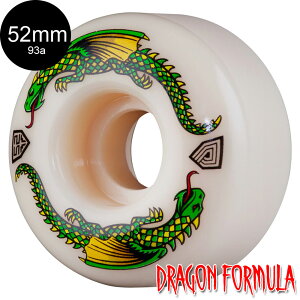 pEGEy^ POWELL PERALTA52mm x 31mm DRAGON FORMULA WHITE 93A WHEEL\tgEB[ (4Zbg) hStH[~ XP[g{[h XP{[ sk8 skateboard ^C [[ ԗ y2304z