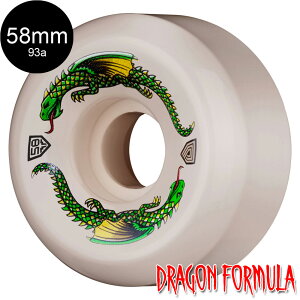 pEGEy^ POWELL PERALTA58mm x 33mm DRAGON FORMULA WHITE 93A WHEEL\tgEB[ (4Zbg) hStH[~ XP[g{[h XP{[ sk8 skateboard ^C [[ ԗ y2301z
