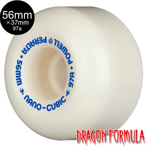 pEGEy^ POWELL PERALTA56mm x 37mm NANO CUBIC DRAGON FORMULA WHITE 97A WHEELn[hEB[ (4Zbg) hStH[~ imEL[rbN XP[g{[h XP{[ sk8 skateboard ^C 
