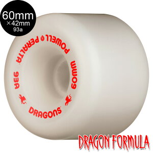 pEGEy^ POWELL PERALTA60mm x 42mm DRAGON FORMULA WHITE 93A WHEEL\tgEB[ (4Zbg) hStH[~ XP[g{[h XP{[ sk8 skateboard ^C [[ ԗ y2408z