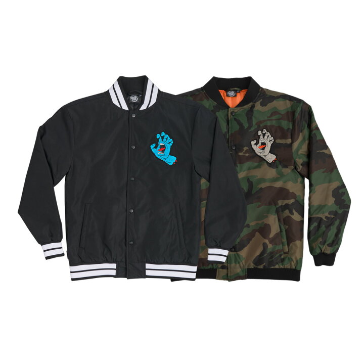 楽天市場】サンタクルーズ SANTA CRUZSCREAMING HAND STADIUM JACKET 