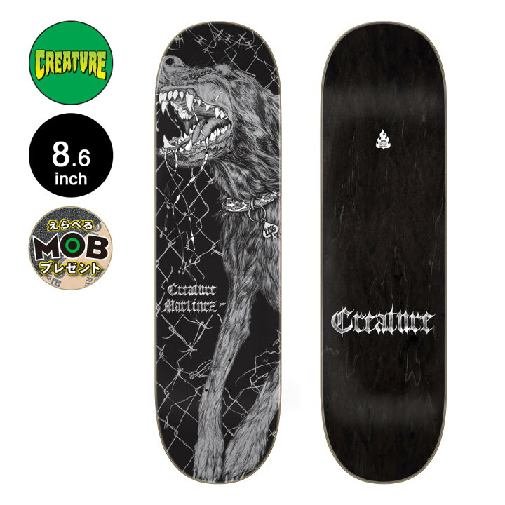 楽天市場】クリーチャー CREATUREスケボー デッキ 8.6 MARTINEZ GUERO 