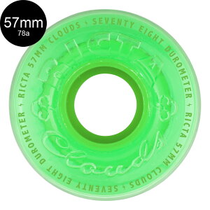 N^ RICTA57mm CLEAR SPLATTER CLOUDS CAMO GREEN 78A WHEELS\tgEB[ 4Zbg NEY N[U[ tB}[ XP[g{[h XP{[ sk8 skateboard ^C [[ ԗ Â y2501z