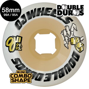 I[WFCEB[ OJ WHEELS58mm DOUBLE DURO WHITE/GUM MINI COMBO 99A/95A WHEELSn[hEB[ 4Zbg XP[g{[h _uf XP{[ sk8 skateboard ^C gbNy2501z