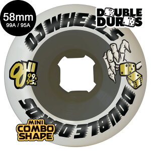 I[WFCEB[ OJ WHEELS58mm DOUBLE DURO WHITE/BLACK MINI COMBO 99A/95A WHEELSn[hEB[ 4Zbg XP[g{[h _uf XP{[ sk8 skateboard ^C gbNy2504z