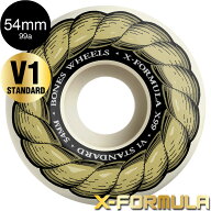 ボーンズ ウィール BONES WHEELS54mm X-FORMULA V1 STANDARD 99A WHEELSハードウィール 4個セット エック…