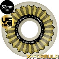 ボーンズ ウィール BONES WHEELS52mm X-FORMULA V5 SIDECUT 99A WHEELSハードウィール 4個セット エック…
