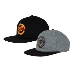 �T���^�N���[�Y SANTA CRUZFLAME RINGED DOT SNAPBACK HAT�L���b�v �X�i�b�v�o�b�N �n�b�g �X�q CAP �����Y �X�P�[�g�{�[�h �X�P�{�[ �X�g���[�g �X�P�[�^�[ �t�@�b�V���� sk8 skateboard�y25SS�z