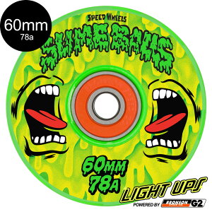 XC{[Y SLIME BALLS60mm SCREAMING SLIME LIGHT UPS OG SLIME GREEN/YELLOW 78A WHEELS\tgEB[ 4Zbg ^C N[U[ XP[g{[h XP{[ sk8 skateboard ^C [[ ԗ Â 