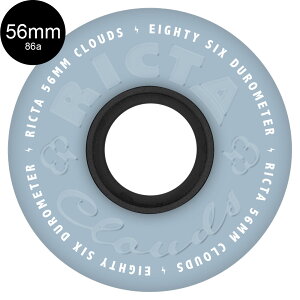 N^ RICTA56mm CLOUDS SKY BLUE 86A WHEELS\tgEB[ 4Zbg NEY N[U[ tB}[ XP[g{[h XP{[ sk8 skateboard ^C [[ ԗ Â y2507z