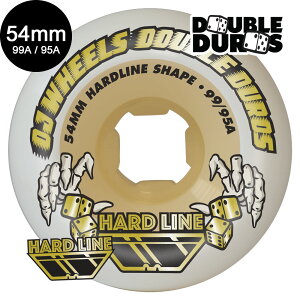 I[WFCEB[ OJ WHEELS54mm DOUBLE DURO WHITE/GUM HARDLINE 99A/95A WHEELSn[hEB[ _uf 4Zbg XP[g{[h XP{[ sk8 skateboard ^C [[ ԗ gbN XCh O