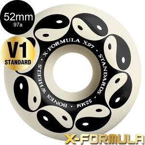 {[Y EB[ BONES WHEELS52mm X-FORMULA YIN YANG V1 STANDARD 97A WHEELSn[hEB[ 4Zbg GbNXtH[~[ X97 XP[g{[h XP{[ skateboard ^Cy2507z