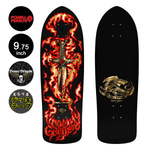 �p�E�G���E�y�����^ POWELL PERALTA�X�P�{�[ �f�b�L 9.75 BONES BRIGADE TOMMY GUERRERO SERIES 16 REISSUE DECK BLACK/GOLD�g�~�[�E�Q���� �{�[���Y�E�u���Q�[�h �u���b�N �S�[���h ���� �I�[���h�X�N�[�� ���C�V��