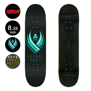 �p�E�G���E�y�����^ POWELL PERALTA�X�P�{�[ �f�b�L 8.25 FLIGHT RETRO BLACK DECK SHAPE 243�t���C�g �X�P�[�g�{�[�h �X�g���[�g sk8 skateboard �y2502�z