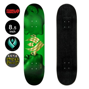 �p�E�G���E�y�����^ POWELL PERALTA�X�P�{�[ �f�b�L 8.5 FLIGHT KISS GREEN DECK SHAPE 244�t���C�g �y�� �X�P�[�g�{�[�h �X�g���[�g sk8 skateboard �y2509�z