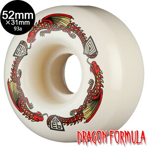 �p�E�G���E�y�����^ POWELL PERALTA52mm x 31mm DRAGON FORMULA RED 93A WHEEL�\�t�g�E�B�[�� (4�Z�b�g) �h���S���t�H�[�~���� �X�P�[�g�{�[�h �X�P�{�[ sk8 skateboard �^�C�� ���[���[ �ԗ� �����y2512�z
