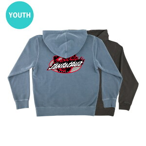 �T���^�N���[�Y SANTA CRUZSCREAMING FIRE OVAL P/O HOODED SWEATSHIRT YOUTH�v���I�[�o�[�p�[�J�[ ���[�X�T�C�Y �q���p �L�b�Y P/O �t�[�h �X�P�[�g�{�[�h �X�P�{�[sk8 skateboard�y25HD�z