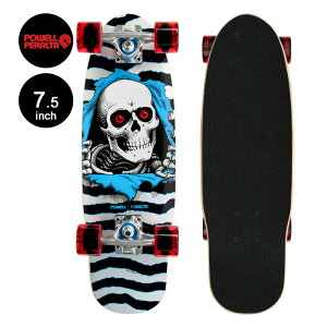 �p�E�G���E�y�����^ POWELL PERALTA7.5in x 24.0in RIPPER CRUISER SKATEBOARD COMPLETE SILVER/BLUE�R���v���[�g (�����g���i) �Z�b�g �N���[�U�[ �X�P�[�g�{�[�h �X�P�{�[ ���߂� �I�X�X�� ���S�� sk8�y2601�z