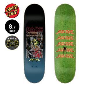 �T���^�N���[�Y SANTA CRUZ�X�P�{�[ �f�b�L 8.7 PACE DUNGEON DECK���u�E�y�[�X �v�����f�� �X�P�[�g�{�[�h �X�g���[�g sk8 skateboard �y2606�z