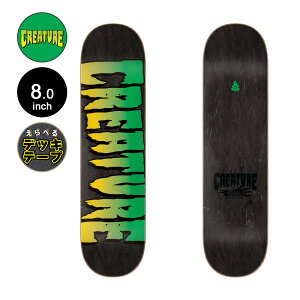 �N���[�`���[ CREATURE�X�P�{�[ �f�b�L 8.0 LOGO STUMPS ASSORTED DECK �X�P�[�g�{�[�h �X�g���[�g sk8 skateboard �y2602�z